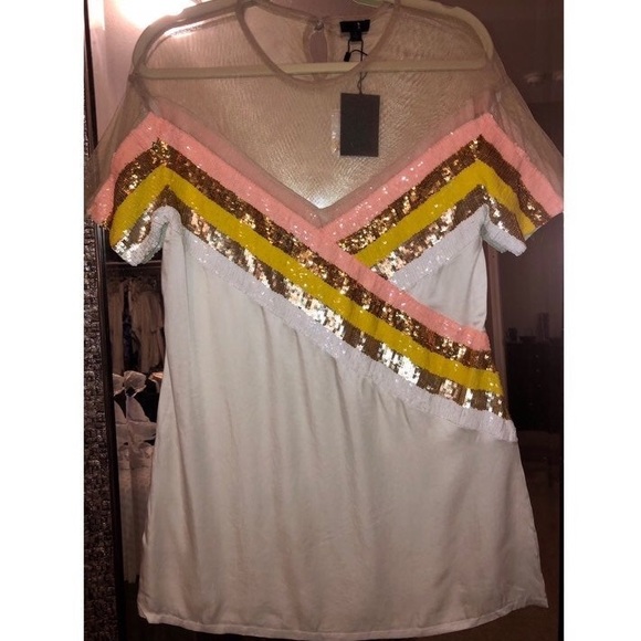 ❌SOLD❌ NWT NBD Mireya Dress in Orange Sherbert - Picture 4 of 4